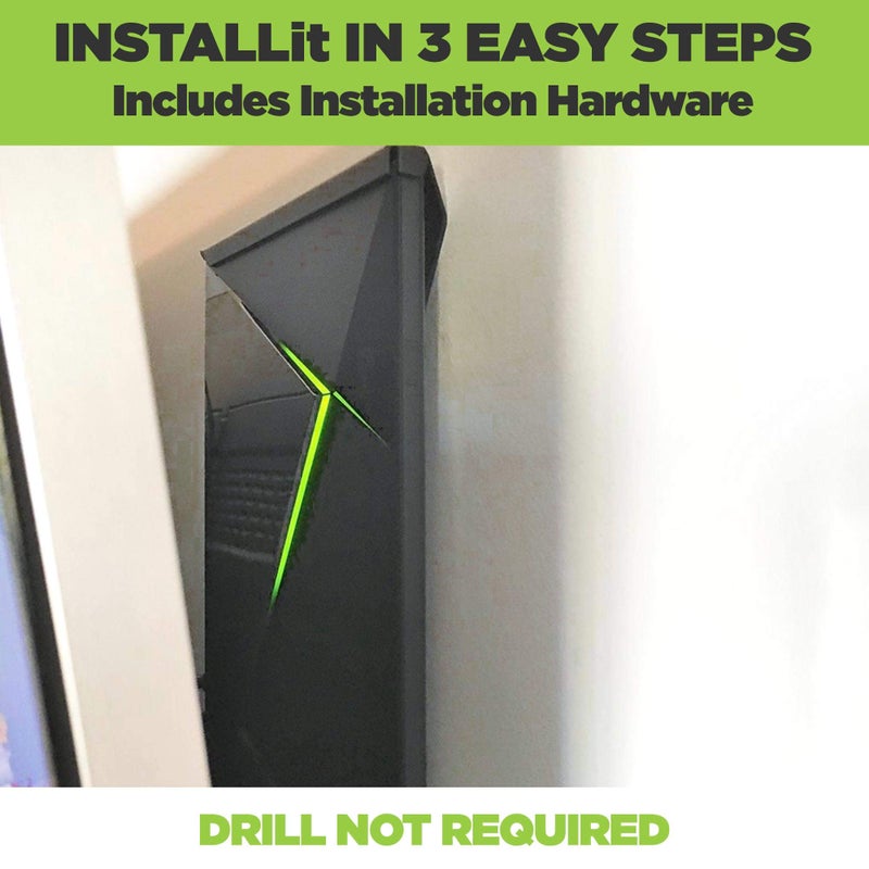 HIDEit Mounts Shield2 Wall Mount for NVIDIA Shield TV Pro - American Company, Black Steel Wall Mount Compatible with NVIDIA Shield TV Pro (2017) - Image 4